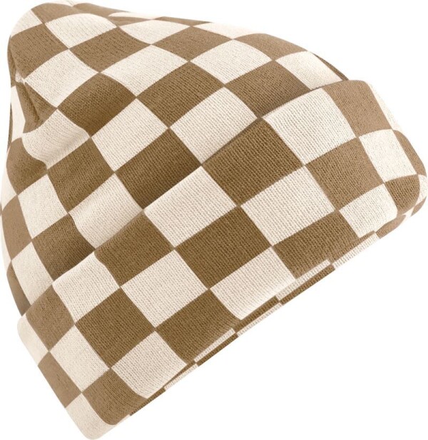 Knitted Hat "Checkerboard"