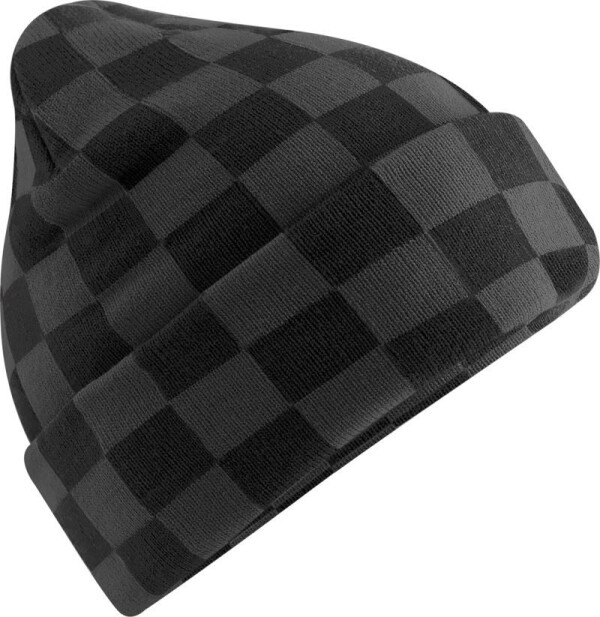 Knitted Hat "Checkerboard"