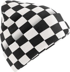Knitted Hat "Checkerboard" - Reklamnepredmety