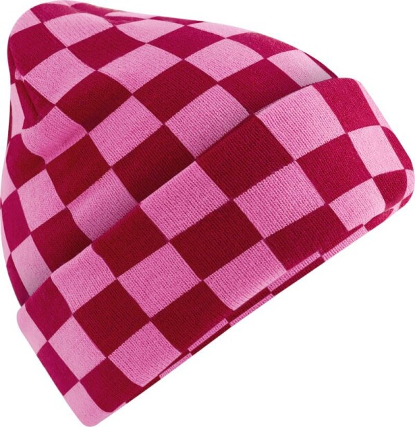 Knitted Hat "Checkerboard"