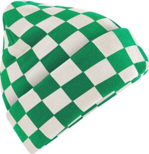 Knitted Hat "Checkerboard" - Reklamnepredmety