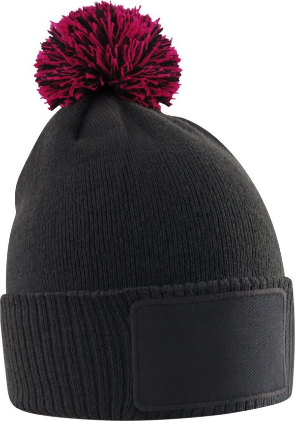 Kids' Beanie with Pompom "Snowstar"