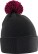Kids' Beanie with Pompom "Snowstar" - ps-53443b-beechfield-b-443b-black-classic-red-front-5cfdc873-ab11-4117-b1c6-ee234d6ed7e7-web - variant