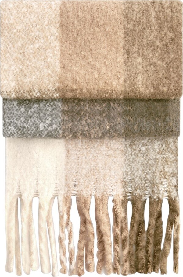 Scarf "Fluffy Check"