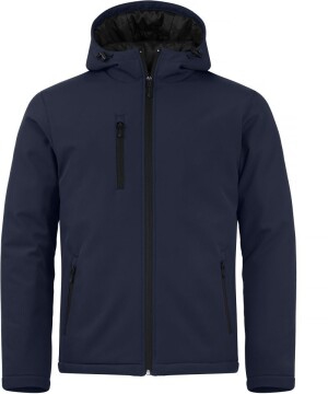 Padded Men's Hooded Softshell Jacket - Reklamnepredmety