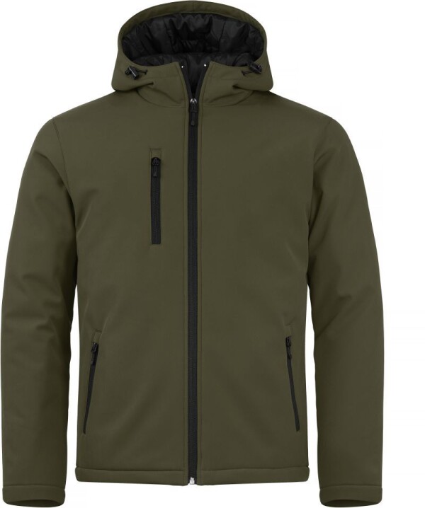 Padded Men's Hooded Softshell Jacket