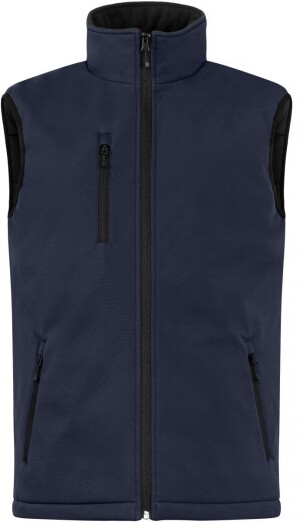 Padded Men's Softshell Vest - Reklamnepredmety