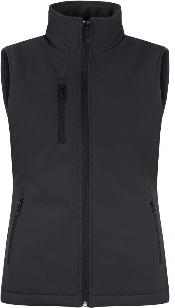 Ladies' Padded Softshell Vest