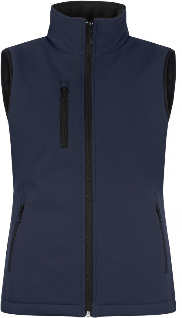 Ladies' Padded Softshell Vest
