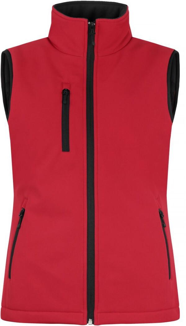 Ladies' Padded Softshell Vest