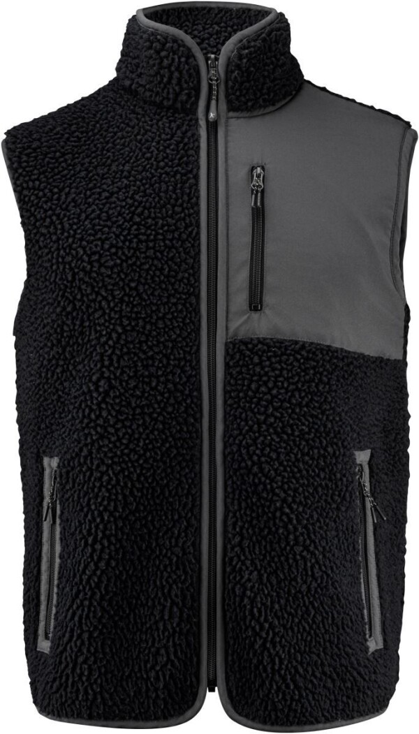 Men's Sherpa Fleece Vest "Two-Tone"