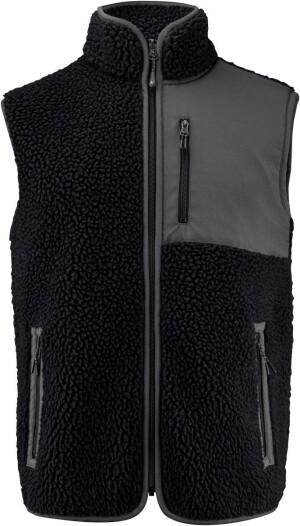 Men's Sherpa Fleece Vest "Two-Tone" - Reklamnepredmety