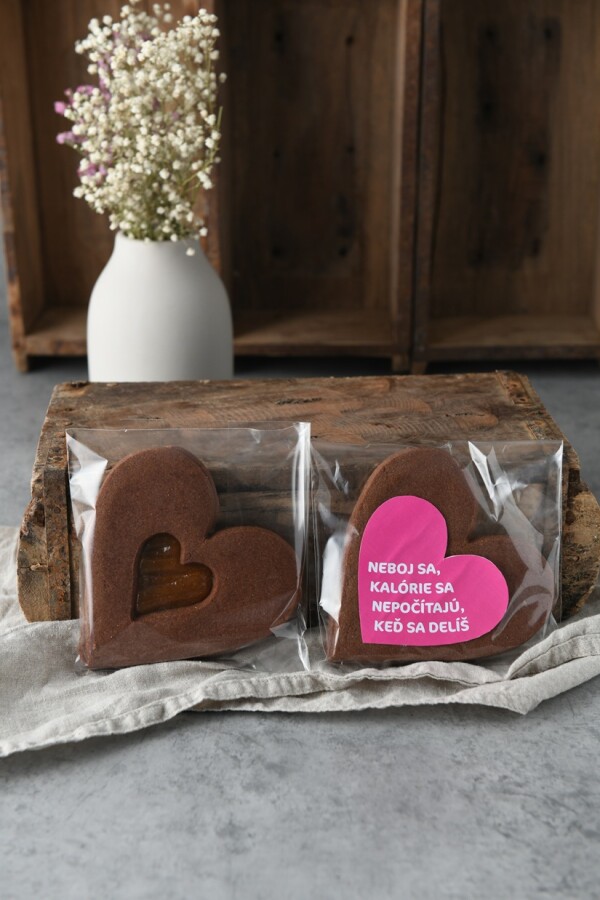 Cocoa Linz heart packaged, 100 g