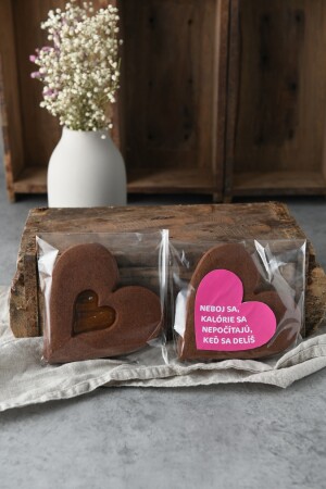 Cocoa Linz heart packaged, 100 g - Reklamnepredmety