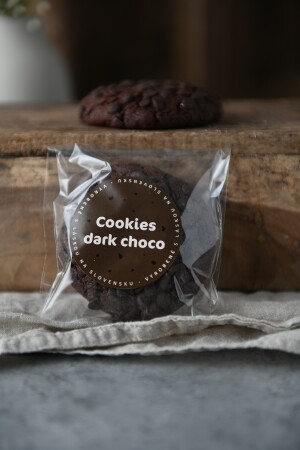 Dark chocolate cookies, 70 g - Reklamnepredmety
