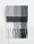 Fluffy Check Scarf - cb494r-grey-check - variant 