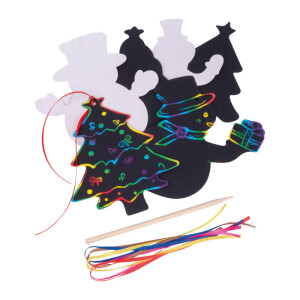 Ornament in the technique of scratch art - Reklamnepredmety