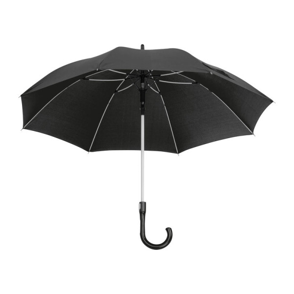 Umbrella with fiberglass construction