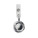 ZIPIK ski pass tag with clip, silver - r07997-01 - variant