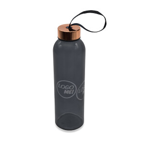 LUX glass drinking bottle 500 ml, gold - Reklamnepredmety