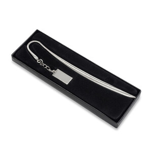 LIBRO bookmark, silver - Reklamnepredmety