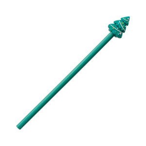 CHRISTMAS TREE pencil, green - Reklamnepredmety