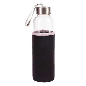 VIM glass bottle 500 ml, black - Reklamnepredmety