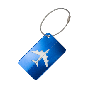 PILOT luggage tag, blue - Reklamnepredmety