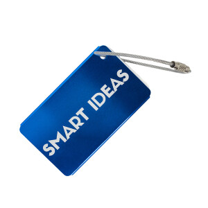 PILOT luggage tag, blue - Reklamnepredmety