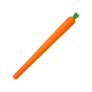 CARROT gel pen, orange - Reklamnepredmety