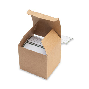 TINA sticky note set, beige - Reklamnepredmety