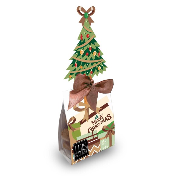Christmas Tree – Almonds in milk chocolate with cinnamon
