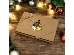 Corporate gift 4 × 80 g with cutout - Reklamnepredmety