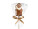 Chocolate lollipop Santa Claus
