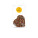 Chocolate heart with Christmas motif – dark chocolate - s043038 - variant