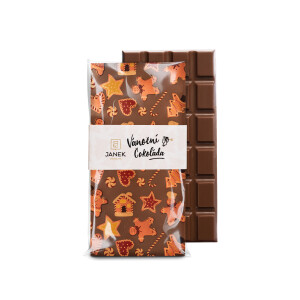 Milk chocolate with a Christmas motif - Reklamnepredmety
