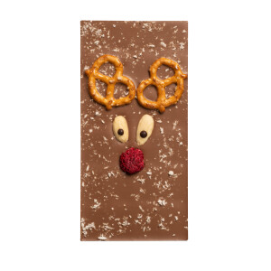 Milk Christmas chocolate with reindeer - Reklamnepredmety