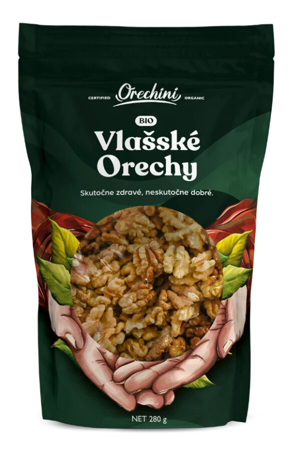 ORGANIC walnuts – doypack, 280 g