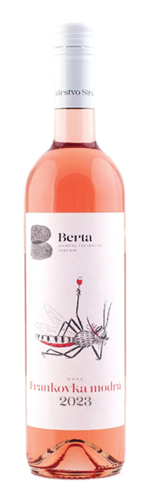 Frankovka modrá rosé 2023 – Berta - Vinárstvo Berta - Reklamnepredmety