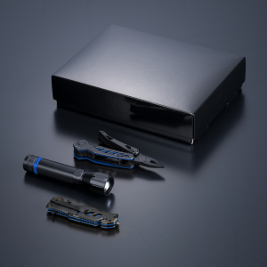 OPTIMA SET III-B: MULTITOOL, RESCUE KNIFE, AND LARGE FLASHLIGHT - Reklamnepredmety