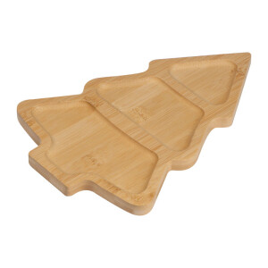 Bamboo snack tray Louisville - Reklamnepredmety