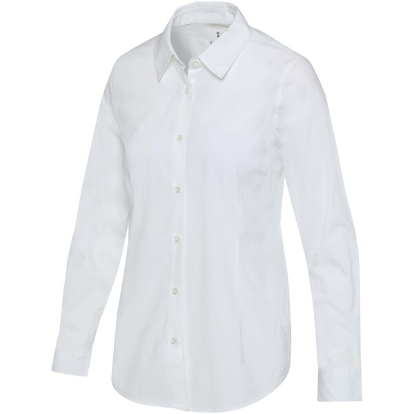 Carnelian poplin women's shirt