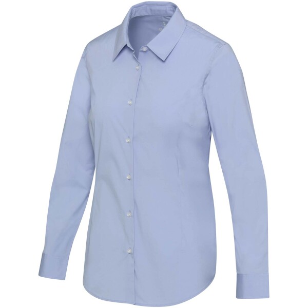 Carnelian poplin women's shirt