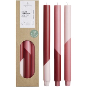 Originalhome Eden diagonal candles - set of 3 - Reklamnepredmety