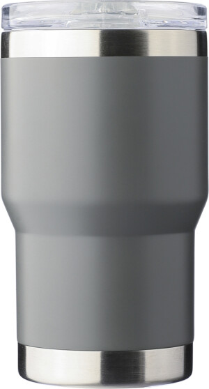Double-walled travel mug made of recycled stainless steel 350 ml - Reklamnepredmety