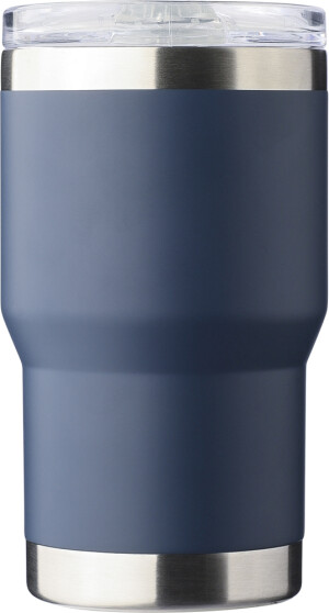Double-walled travel mug made of recycled stainless steel 350 ml - Reklamnepredmety