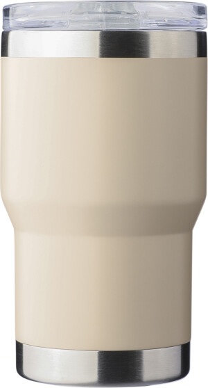 Double-walled travel mug made of recycled stainless steel 350 ml - Reklamnepredmety