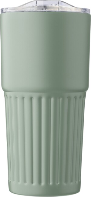 Double-walled thermal mug made of recycled stainless steel 500 ml - Reklamnepredmety