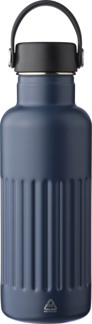 Recycled double-walled stainless steel bottle 500 ml - Reklamnepredmety