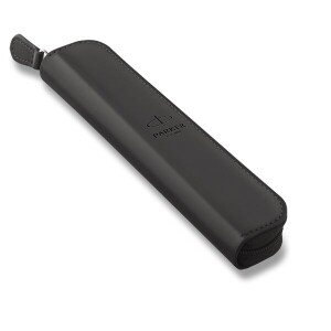 Parker PU pouzdro - šedé, zip - Reklamnepredmety